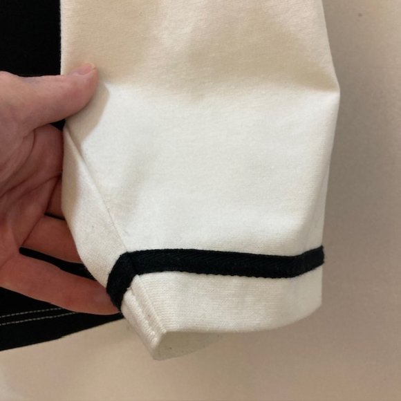 BLAST STUDIO BLACK/WHITE ZIP UP JACKET UNLINED PLUS 3X - Picture 5 of 7